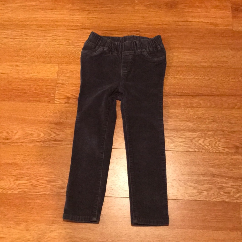 Baby Gap gray corduroy skinny jeans EUC